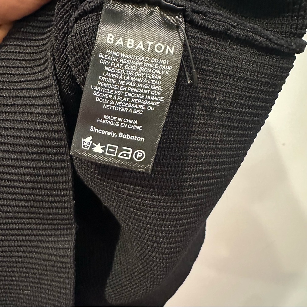 Aritzia Babaton Sculpt Knit Cami Dress In Black - Picture 8 of 9